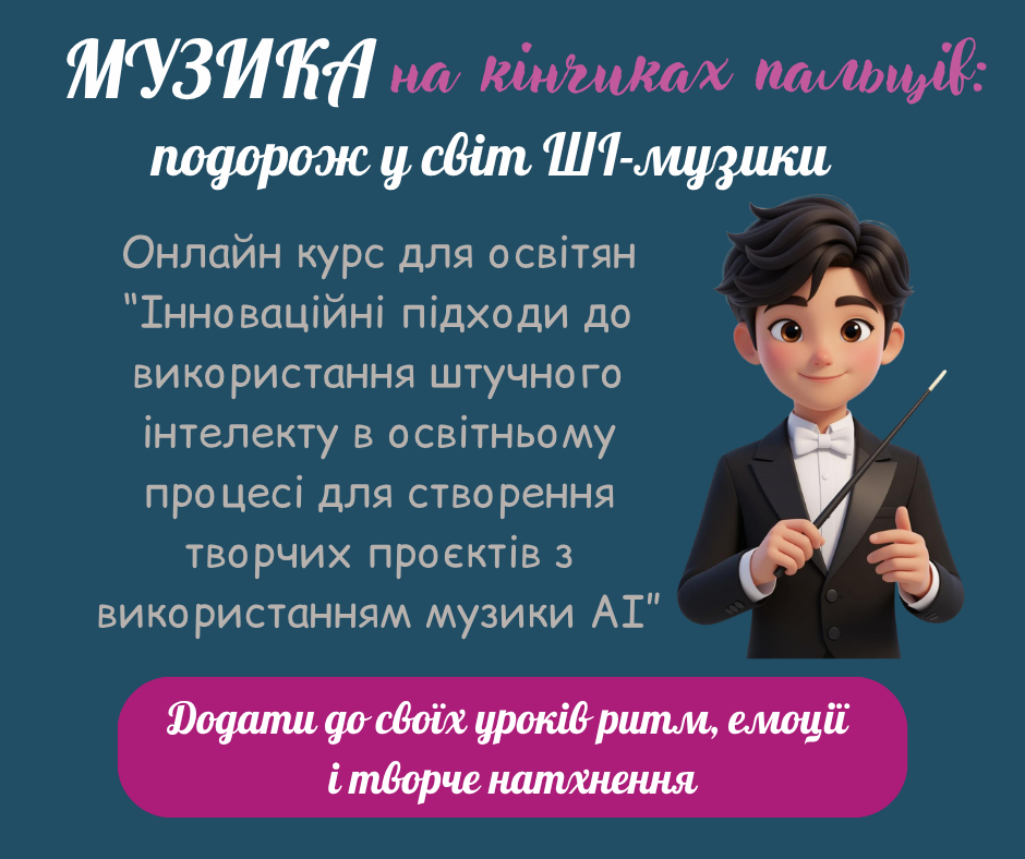 Інноваційні підходи до використання штучного інтелекту в освітньому процесі для створення творчих проєктів з використанням музики АІ
