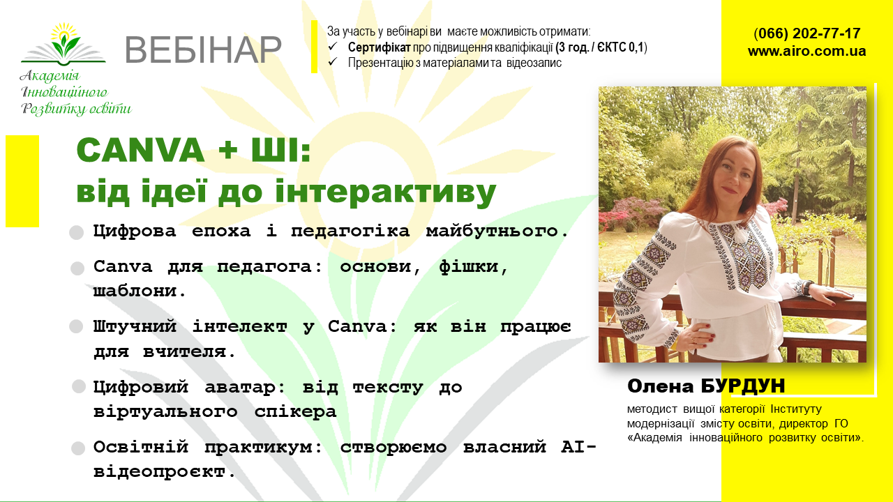 Canva + ШІ: від ідеї до інтерактиву